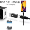 Adaptador USB Techly IADAP USB3-AFT USB A a USB C negro