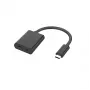 Microconnect USB3.1CPD35MM adaptador de USB-C a audio de 3,5 mm con carga PD