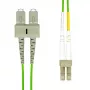 Cable de fibra óptica ProXtend LC-SC UPC OM5 dúplex MM, 10 m