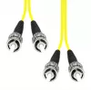 Cable de fibra óptica ProXtend ST-ST UPC OS2 dúplex 10 m