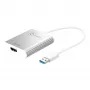 Adaptador de pantalla j5create JUA354 USB 3.0 a 4K HDMI plateado