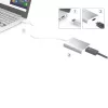 Adaptador de pantalla j5create JUA354 USB 3.0 a 4K HDMI plateado