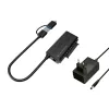 Conceptronic ABBY21B Adaptador SATA USB 3.0 con fuente de alimentación, 2,5