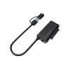 Conceptronic ABBY21B Adaptador SATA USB 3.0 con fuente de alimentación, 2,5