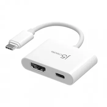 j5create JCA152 Adaptador USB-C® a HDMI™ 4K con Power Delivery, negro