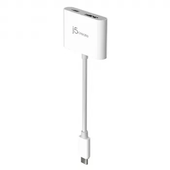 j5create JCA152 Adaptador USB-C® a HDMI™ 4K con Power Delivery, negro