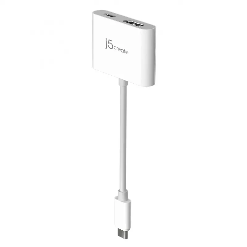 j5create JCA152 Adaptador USB-C® a HDMI™ 4K con Power Delivery, negro