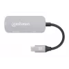 Manhattan Dock/Hub USB-C HDMI USB-A USB-C 100W Power Delivery 4K 60Hz