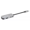 Manhattan Dock/Hub USB-C HDMI USB-A USB-C 100W Power Delivery 4K 60Hz