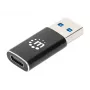 Manhattan 153980 adaptador de USB-C (hembra) a USB-A (macho), USB 3.2 Gen 2, 10 Gbps