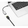 Manhattan 153973 adaptador de USB-C a HDMI, 4K 60 Hz, aluminio, Space Grey