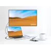 Manhattan 153973 adaptador de USB-C a HDMI, 4K 60 Hz, aluminio, Space Grey