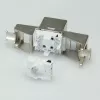 Conector hembra Keystone ROLINE Cat.6a RJ-45 apantallado, sin herramientas, delgado, plata