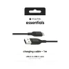 Mophie Essentials Cable de carga | 1 m Cable USB USB 2.0 USB A a USB C negro