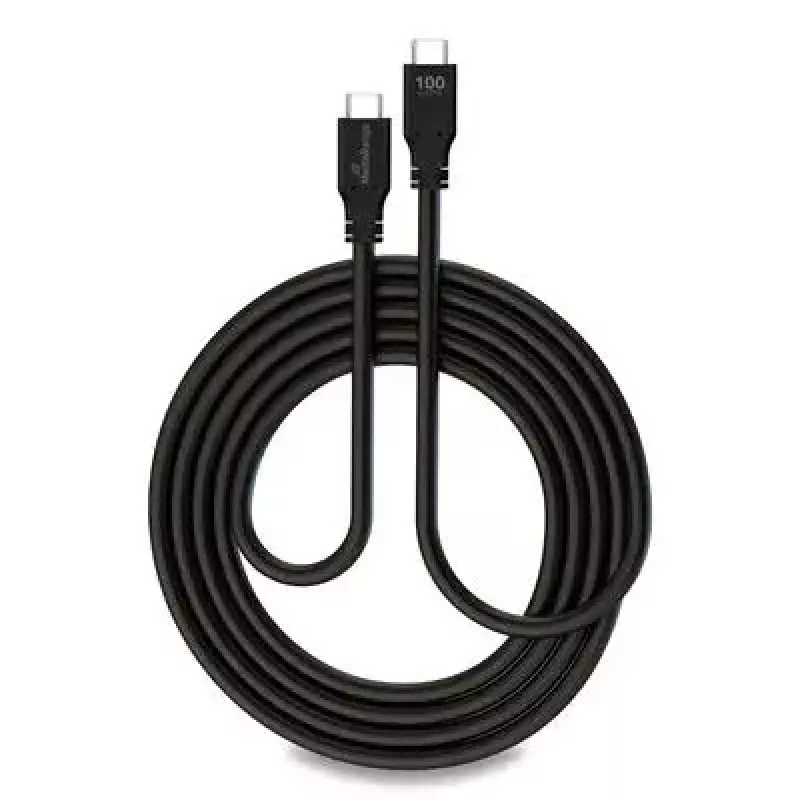 Cable USB MediaRange MRCS218 3 m USB 3.2 Gen 1 USB C negro