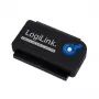 Adaptador para tarjeta de interfaz LOGILINK AU0006C — USB Type-A a IDE/ATA y SATA, cable de 1,2 m, negro