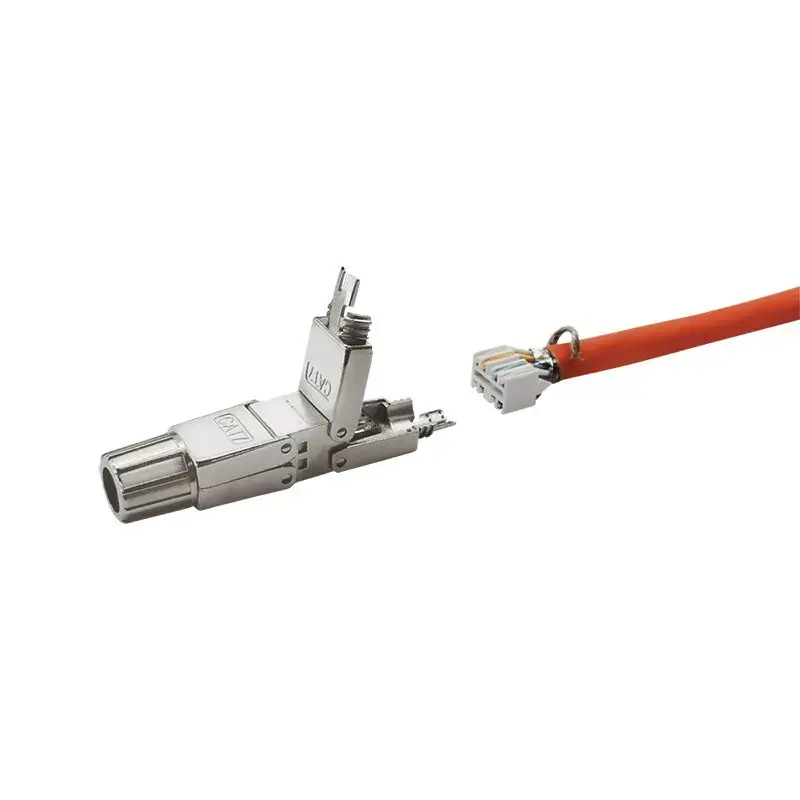 Conector de cable LogiLink MP0057 Cat.6A Cat.7 Cat.7A metálico