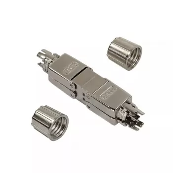 Conector de cable LogiLink MP0057 Cat.6A Cat.7 Cat.7A metálico