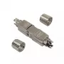 Conector de cable LogiLink MP0057 Cat.6A Cat.7 Cat.7A metálico