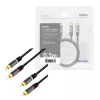 Cable de audio LogiLink CA1201 0,5 m 2 x RCA negro
