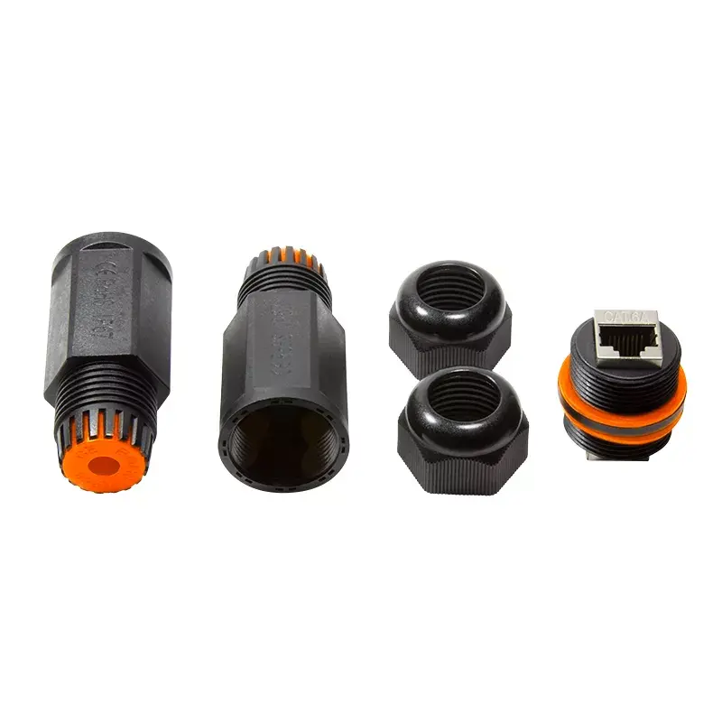 Conector de cable LogiLink NP0081 2x RJ45 negro