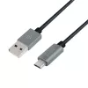 Cable USB LogiLink CU0132 1m USB A Micro-USB A gris