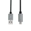 Cable USB LogiLink CU0132 1m USB A Micro-USB A gris