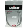 Intellinet 319973 cable de red de conexión Cat5e U/UTP, 2x RJ45, moldeado, 15 m, gris