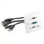 Placa frontal Lindy Multi AV 60220 HDMI VGA USB A 3,5 mm