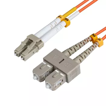 Microconnect FIB422001-2 Cable InfiniBand/fibra óptica 1 m LC SC naranja