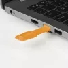 Lindy RJ45 Port Lock Key naranja Modelo 47896 — Llave de seguridad mecánica para bloqueos de puertos de red