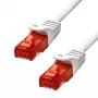 Cable Ethernet ProXtend CAT6 RJ-45 U/UTP 7 m blanco