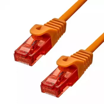 Cable Ethernet ProXtend CAT6 RJ-45 U/UTP 20CM naranja
