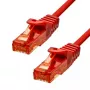 Cable Ethernet ProXtend CAT6 RJ-45 3M rojo