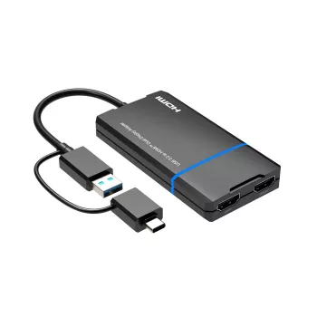Microconnect USB 3.1 Type-C a HDMI Adaptador MC-USB3.1CHDMIX2-2IN1
