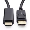 Microconnect MC-DP-HDMI-200 Adaptador de cable de vídeo 2 m DisplayPort negro