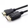 Microconnect MC-DP-HDMI-500 Adaptador de cable de vídeo 5 m DisplayPort negro