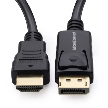Microconnect MC-DP-HDMI-500 Adaptador de cable de vídeo 5 m DisplayPort negro