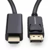 Microconnect MC-DP-HDMI-500 Adaptador de cable de vídeo 5 m DisplayPort negro