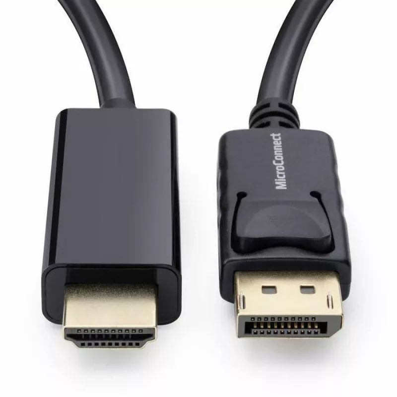 Microconnect MC-DP-HDMI-500 Adaptador de cable de vídeo 5 m DisplayPort negro