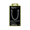 Cable USB-C Sandberg Survivor 0,2 m 100 W negro blanco