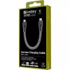 Cable USB-C Sandberg Survivor 0,2 m 100 W negro blanco