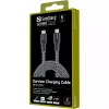 Cable USB-C Sandberg Survivor 2M 100W negro blanco