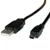 Cable USB 2.0 ROLINE A - 5-Pin Mini M/M 3,0 m