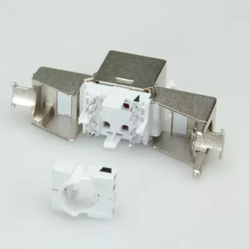 Keystone Jack ROLINE Cat.6/Class E 26.11.0377 plateado