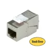 Keystone Jack ROLINE Cat.6/Class E 26.11.0377 plateado
