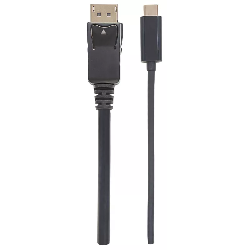 Cable USB-C a DisplayPort Manhattan, 4K@60Hz, 1 m, macho a macho, negro, no bidireccional, tres años de garantía, equivalente a CDP2DP1MBD