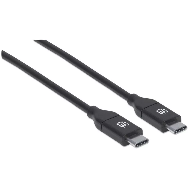 Cable USB-C Manhattan USB2C5C2M 2 m macho a macho