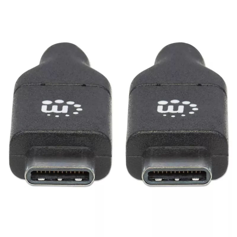 Cable USB-C Manhattan USB2C5C2M 2 m macho a macho