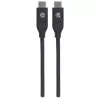 Cable USB-C Manhattan USB2C5C2M 2 m macho a macho